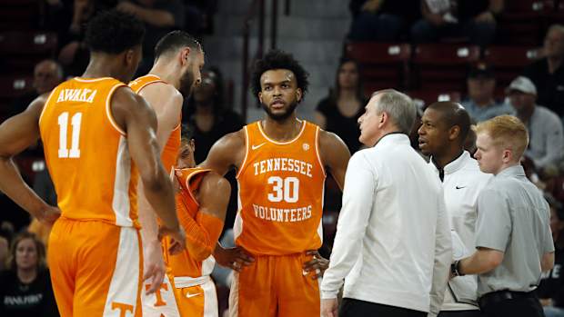 Tennessee basketball coach Rick Barnes